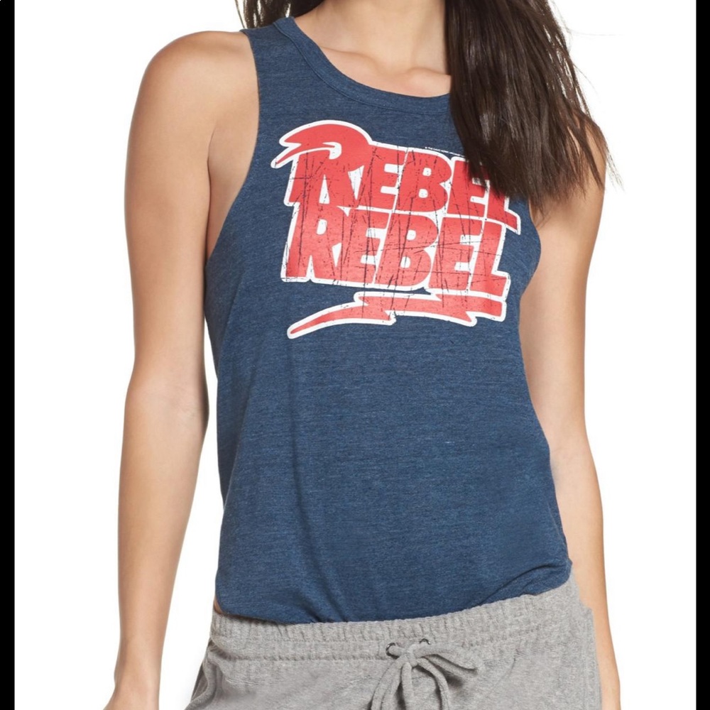 Chaser David Bowie rebel rebel muscle tee size xs